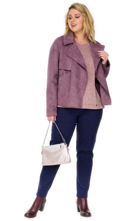 Куртка женская из эко замши