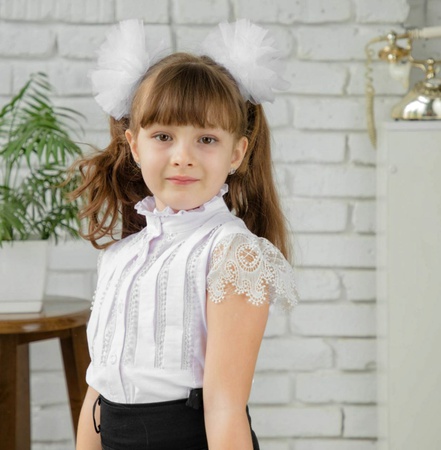 Школьная блузка для девочек