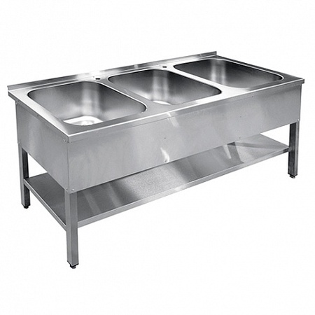 Ванна моечная 3-х секционная