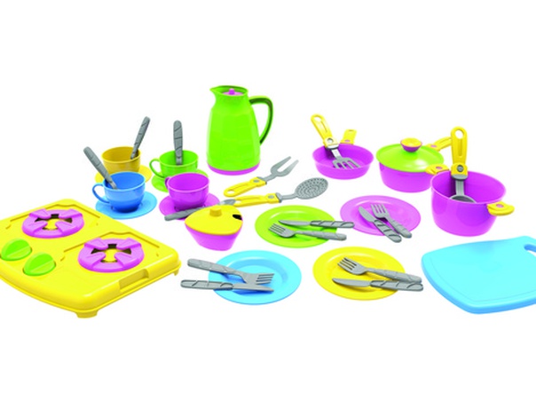 Кухонный набор №7 38 предметов в пакете (8шт)