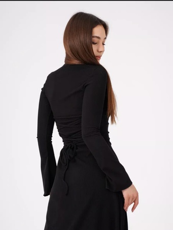 Швейное производство/Женское платье / Платье лапша/ Платье на завязках