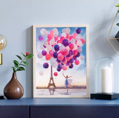 Набор для взрослых и начинающих воздушный шар Plaza 5D DIY алмазная живопись или круглая полная алмазная вышивка картина настенное искусство