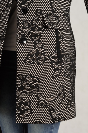 ЛОРА ДЛИННЫЙ РУКАВ,ПОЛНЫЙ ПОДКЛАД Трикотаж-гипюр+M