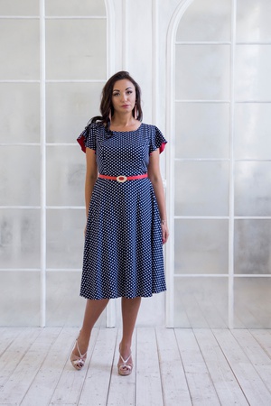 Платье 3180/синий