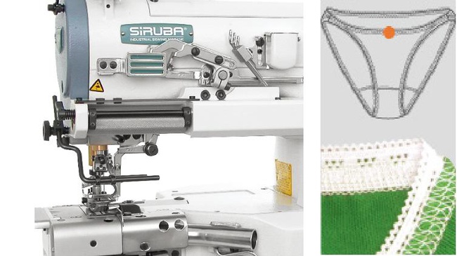 dikiş makinesi Siruba C007J-W522-356 / FFC / CR