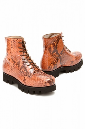 Розовые полуботинки n165