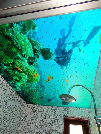 Light stretch ceilings