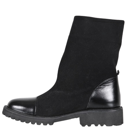 Women&#39;s ankle boots, natural suede<G1085>