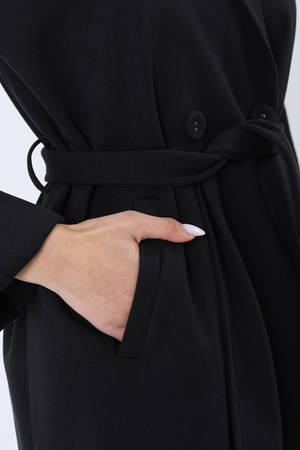 Пальто-халат осень-весна демисезонный