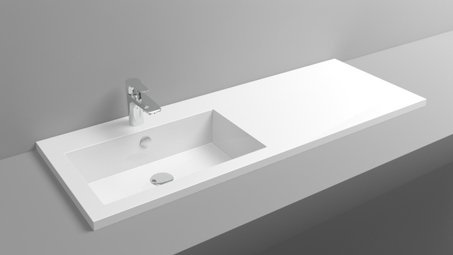 Раковина Джерси 120 левая