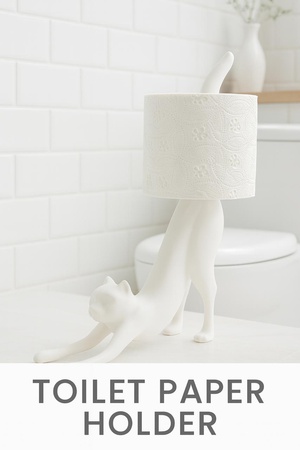 Изящная подставка в форме кошки