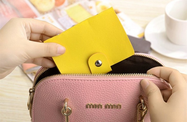 Визитница на кнопочке