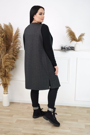 Жилет из трикотажа