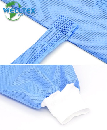 Одноразовый хирургический халат, СИЗ, МЕДИЦИНСКИЙ халат, больничный халат