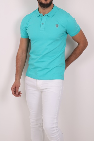 Футболка с воротником-поло