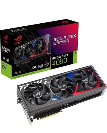 Новая видеокарта ASUS ROG Strix GeForce RTX 4090 OC 24 ГБ