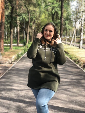 Удлинённая толстовка #295