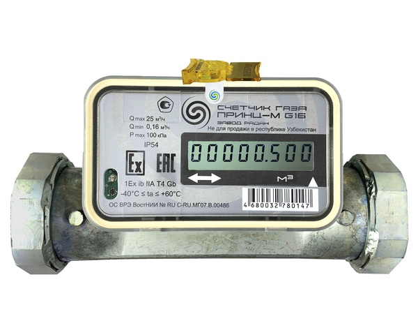 Ультразвуковой счетчик газа "Принц-М" G16