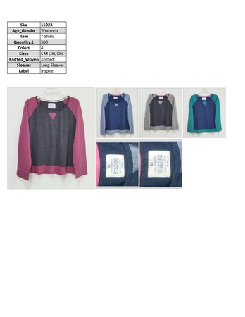 sweatshirts with short and long sleeves