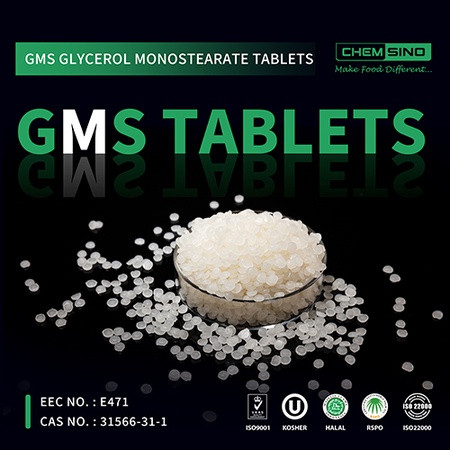 GMS Tabletler/ Gliserol Monostearat Tabletler