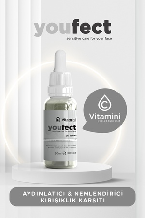 Youfect C Vitamini + Hyallüronik Asit Cilt Serumu