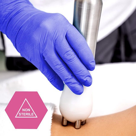 MedPride Неопудренные нитриловые смотровые перчатки, средние, коробка/100 шт.