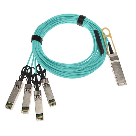 Cisco QSFP-4X10G-AOC1M Compatible 40G QSFP+ to 4x10G SFP+ Breakout Active Optical Cable
