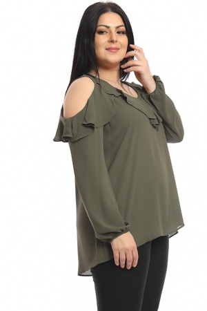 Блузка большого размера