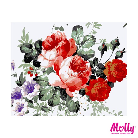 Paint by number Flower arrangement