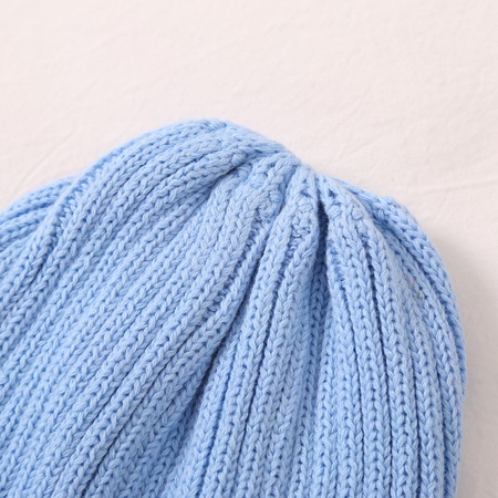 Осенние и зимние модные детские шапки, теплые ветрозащитные милые детские вязаные шапки четырех цветов