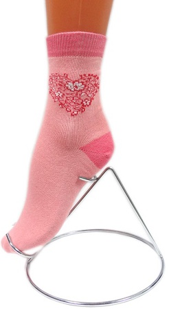 Носки женские (арт. Н003) «Цветы-сердце»