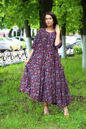 Широкий ассортимент штапельных платьев оптом