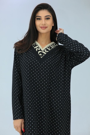 Комбинированное платье