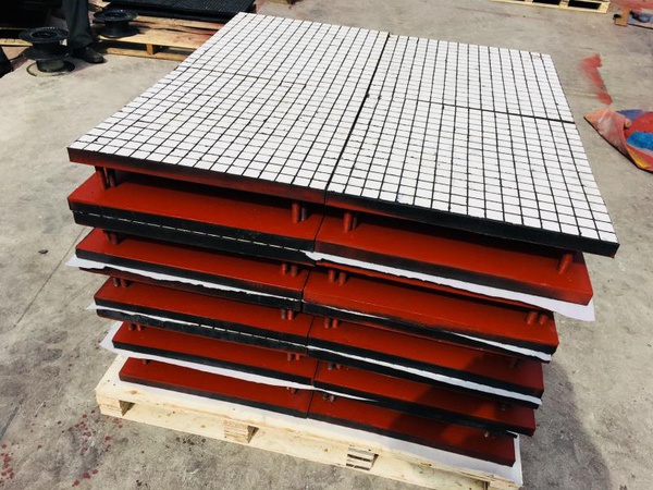 Aşınmaya dayanıklı kauçuk seramik plakalar