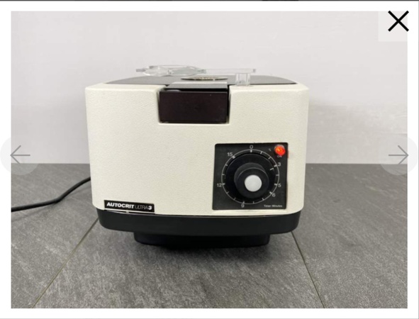 Clay Adams Autocrit 420575 Ultra 3 Micro-Hematocrit Centrifuge +Rotor w Warranty