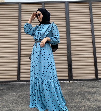 Gizli fermuarlı elbise