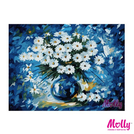Картина по номерам Ромашковый блюз