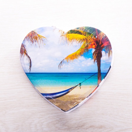 Прессованное полотенце "Сердце"