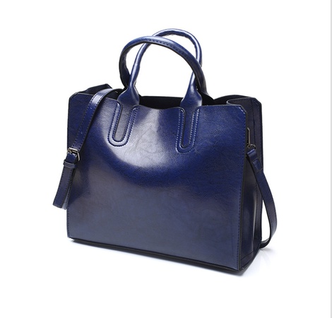 Oil and wax leather lady bag crossbody bag