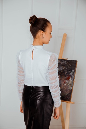 Школьная подростковая блузка