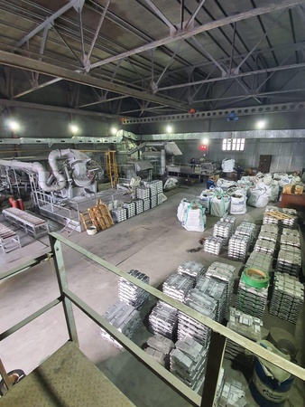 Alloy secondary aluminum 6060/6063