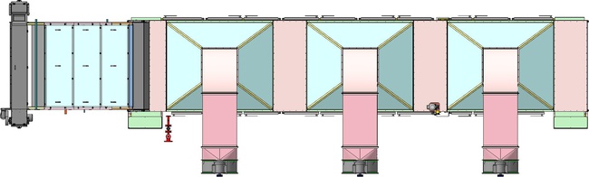 Сушилка конвейерная ленточная паровая Г4- КСК-15