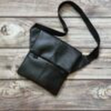 Сумка месседжер из эко-кожи