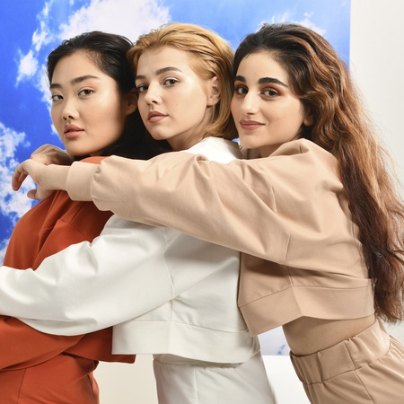 Комплект двойка| Укороченный свитшот + клёш| В 3-х расцветках