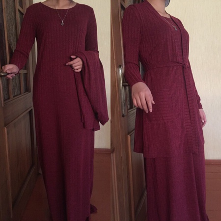 Двойка жилет с платьем