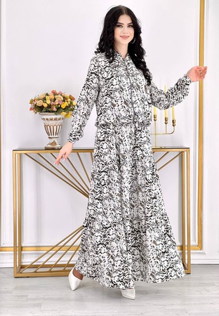 Юбка и бомбер