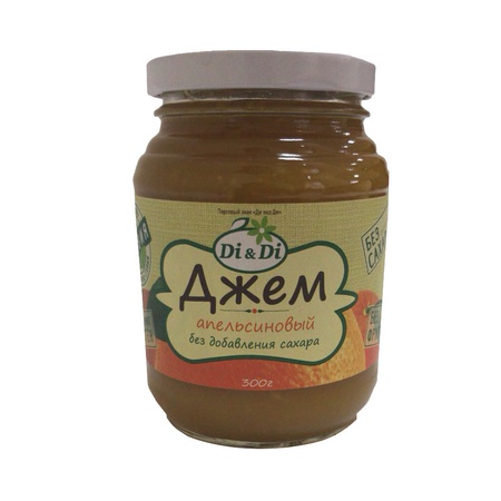 Джемы "Di&Di"  без добавления сахара, горячего розлива 300г