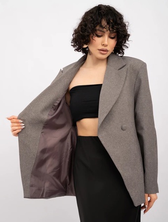 Пиджак приталенный оверсайз