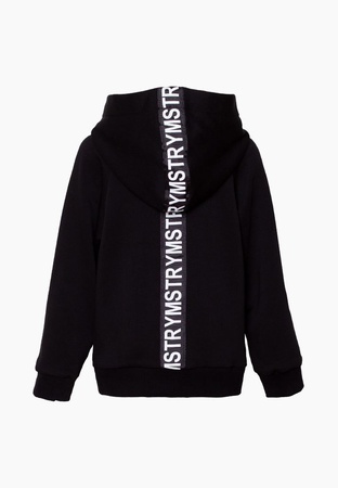 Худи чёрный на змейке Yumster YF.12.07.001