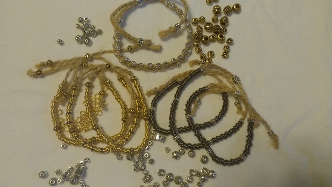 Металлические браслеты ручной работы